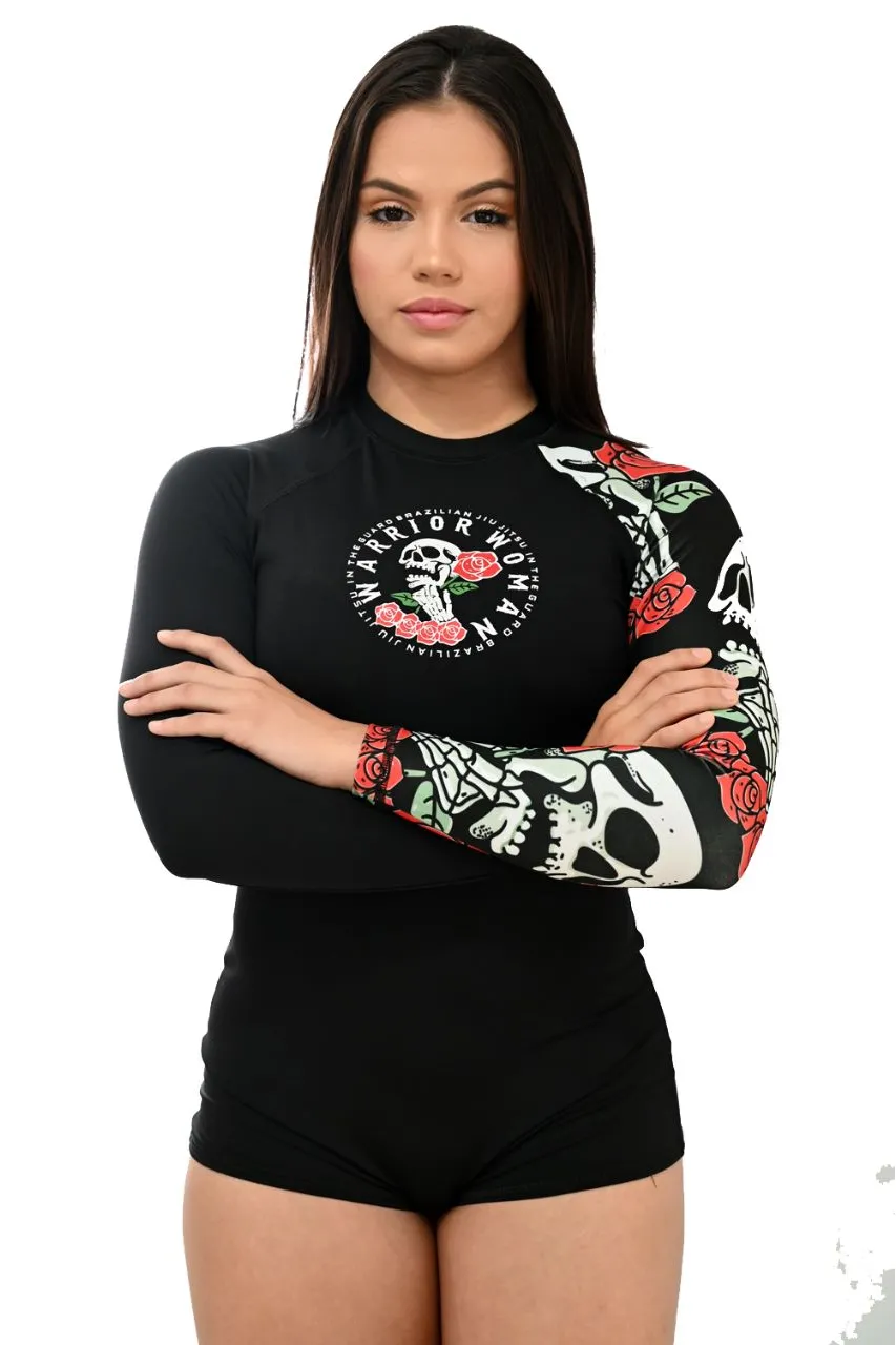 Body Feminino Jiu-Jitsu Red