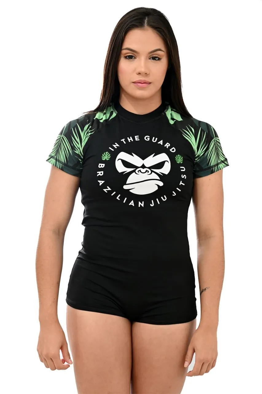 Body Feminino Jiu-Jitsu Green