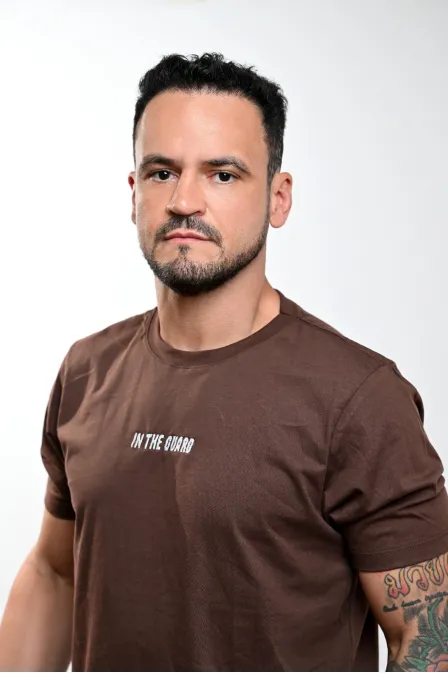 Camiseta Masculina Classic Marrom Jiu-Jitsu