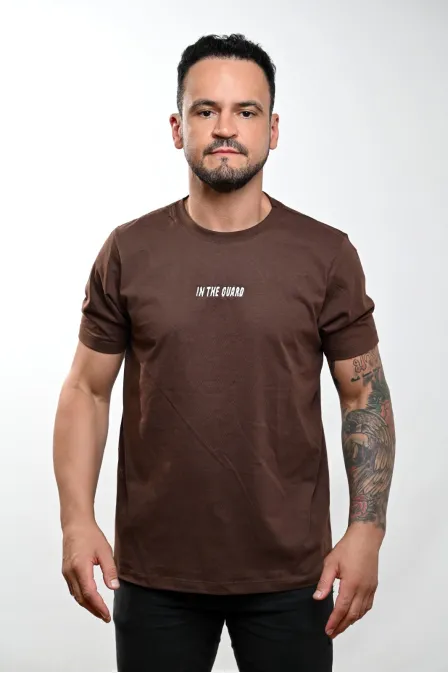 Camiseta Masculina Classic Marrom Jiu-Jitsu