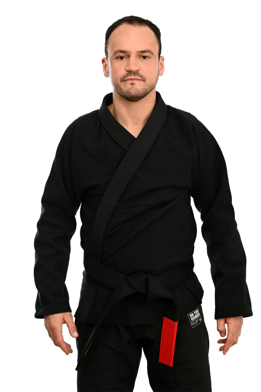 Kimono In The Guard Jiu-Jitsu Liso Preto