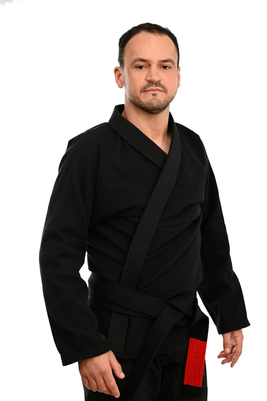 Kimono In The Guard Jiu-Jitsu Liso Preto