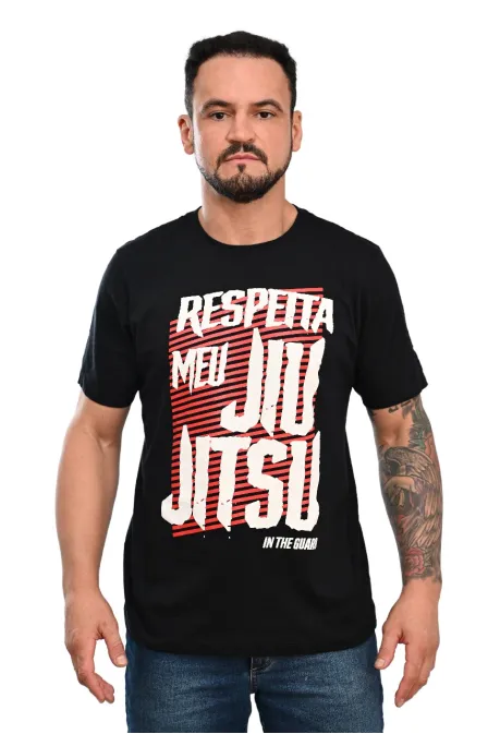 Camiseta Masculina Respeita Jiu-Jitsu