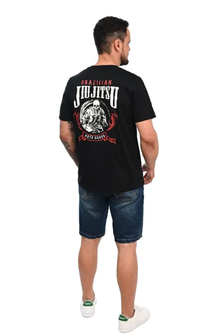 Camiseta Masculina JJ Caveira Jiu-Jitsu