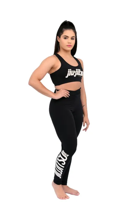 Calça de Compressão Feminina Jiu-Jitsu