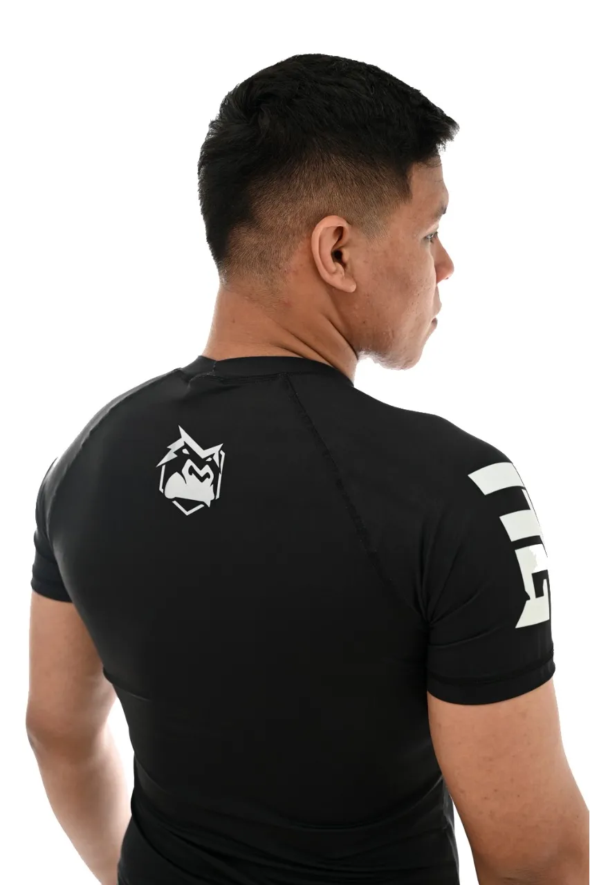 Rash Guard Masculina ITG Manga Curta Preta