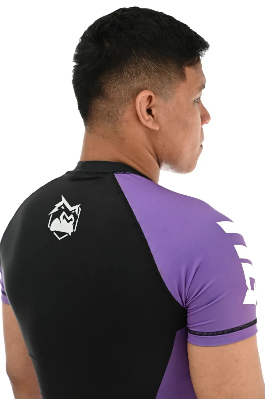 Rash Guard Masculina ITG Manga Curta Roxa