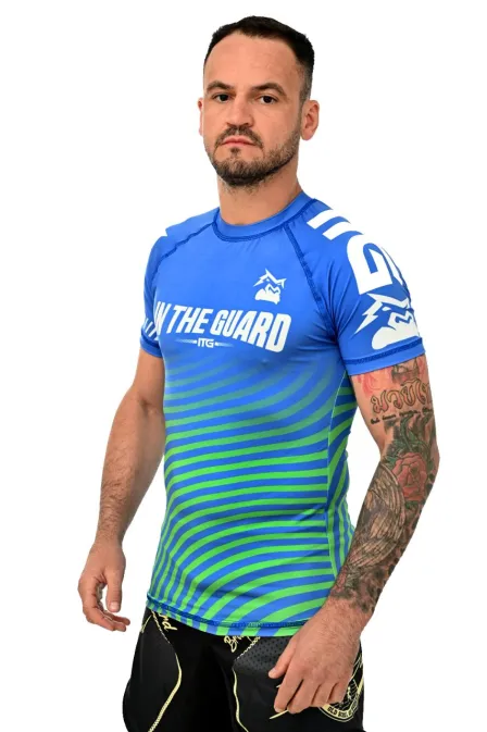 Rash Guard Masculina Brasil Azul
