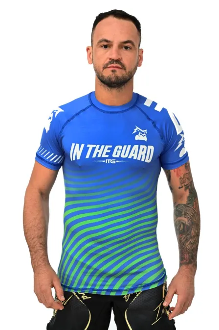 Rash Guard Masculina Brasil Azul