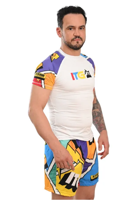 Rash Guard Masculina Colors Branca