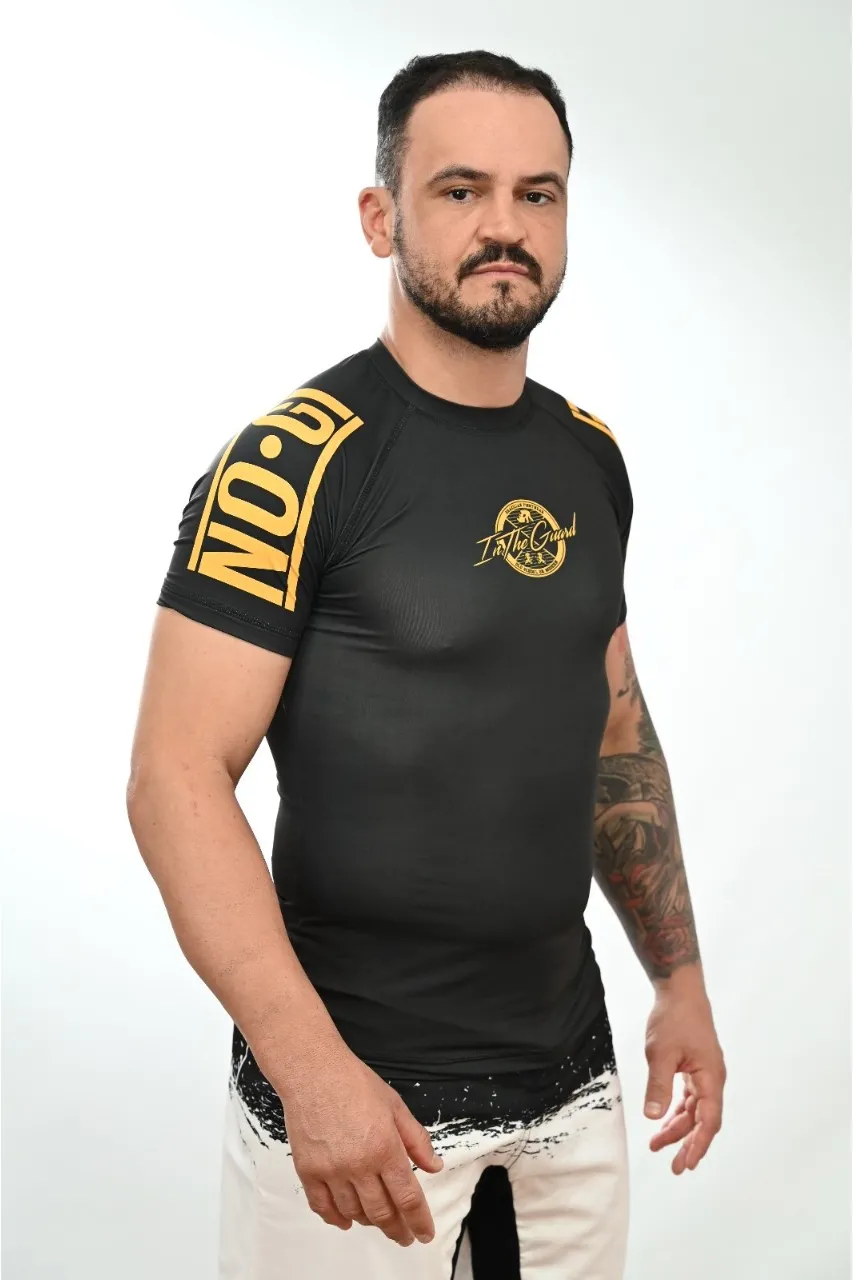 Rash Guard Masculina No Gi Preta
