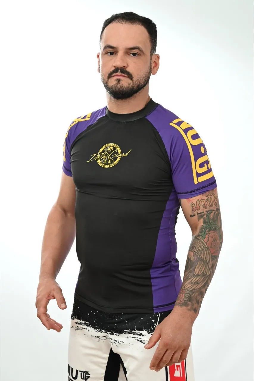 Rash Guard Masculina No-Gi Roxa