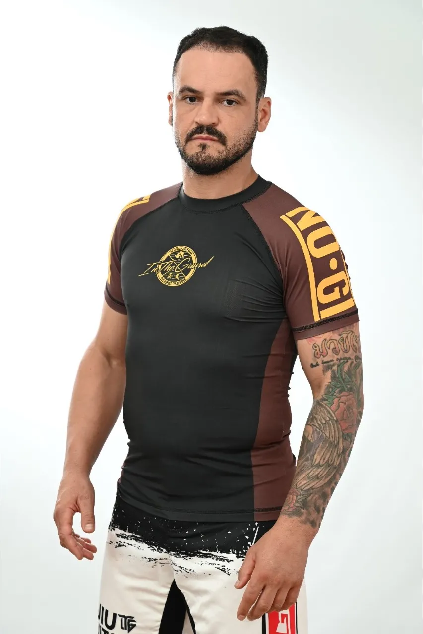 Rash Guard Masculina No-Gi  Marrom