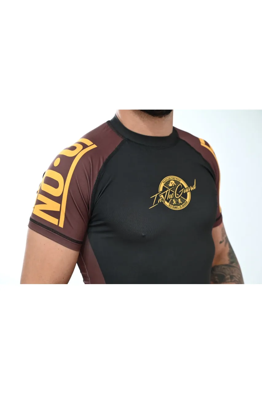 Rash Guard Masculina No-Gi  Marrom