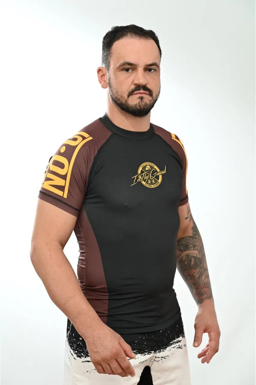 Rash Guard Masculina No-Gi  Marrom