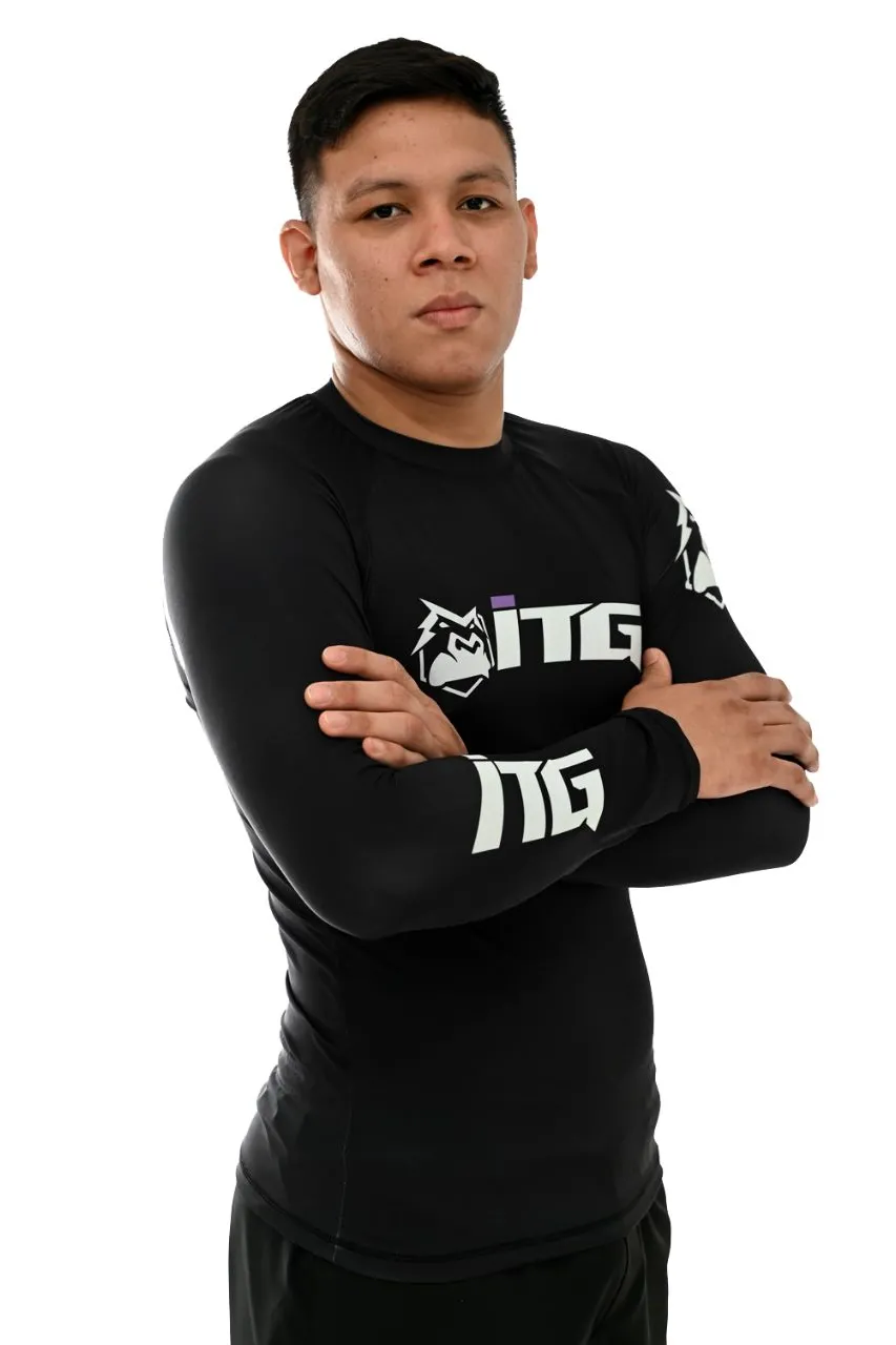 Rash Guard Masculina ITG Manga Longa Preta