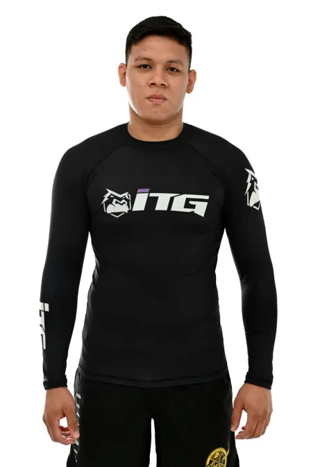 Rash Guard Masculina ITG Manga Longa Preta