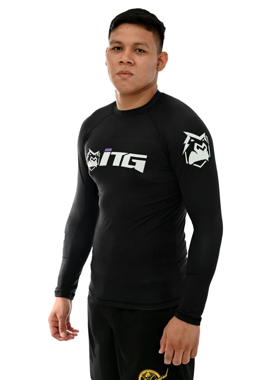 Rash Guard Masculina ITG Manga Longa Preta