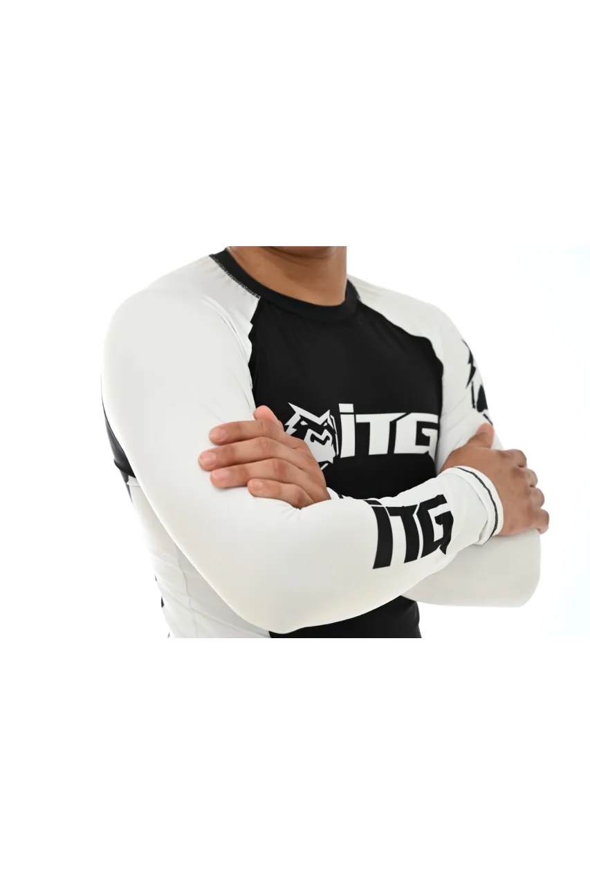 Rash Guard Masculina ITG Manga Longa Branca