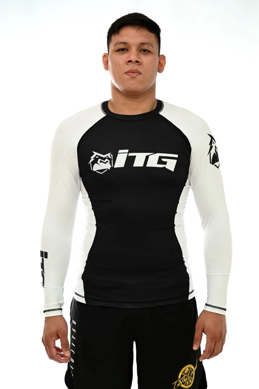 Rash Guard Masculina ITG Manga Longa Branca