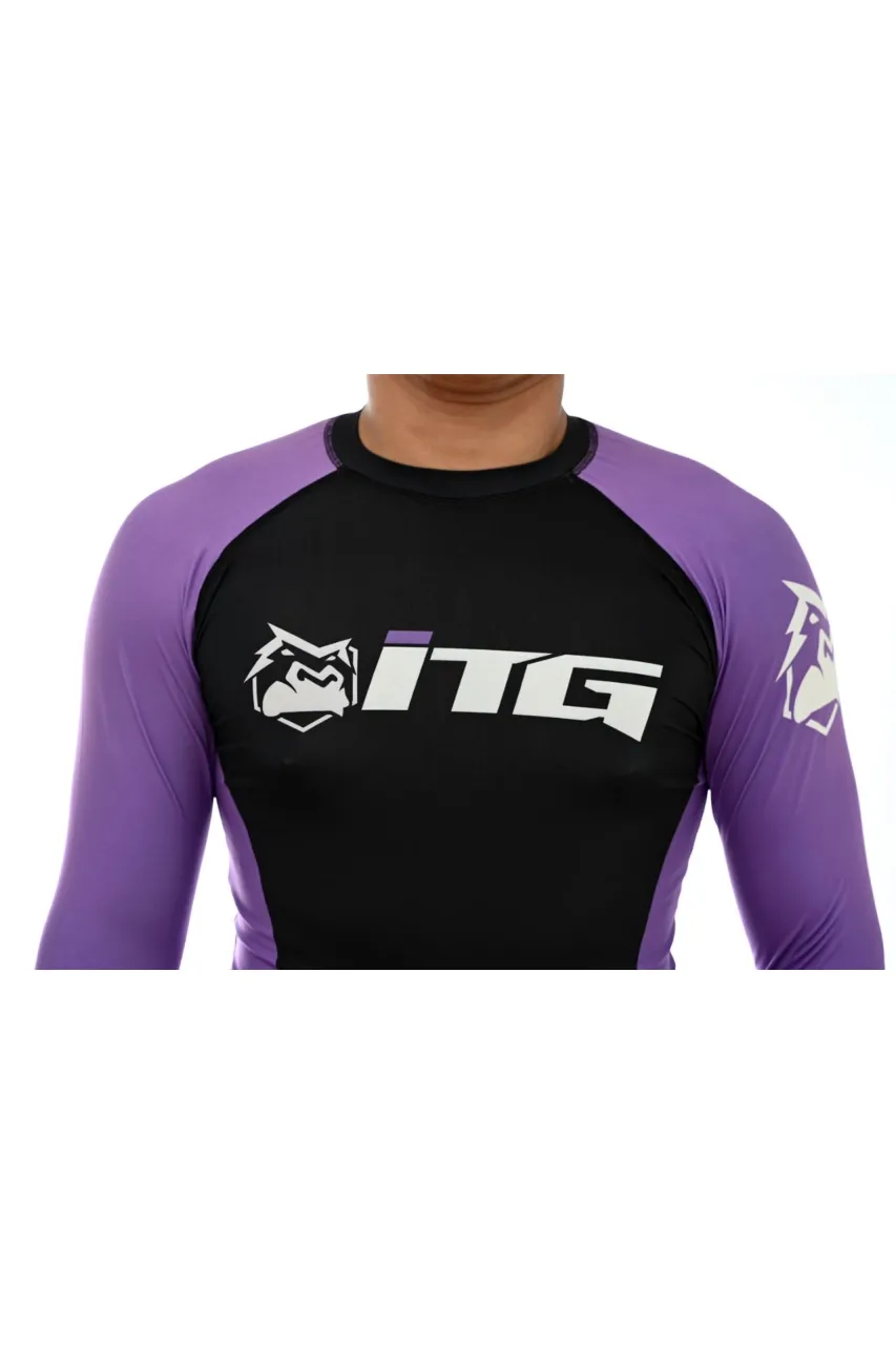 Rash Guard Masculina ITG Manga Longa Roxa