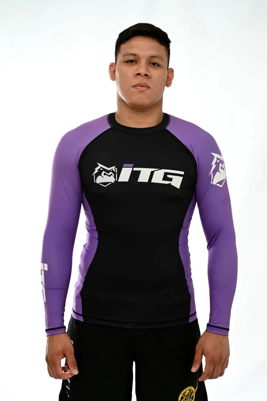 Rash Guard Masculina ITG Manga Longa Roxa