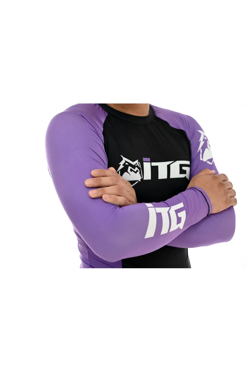 Rash Guard Masculina ITG Manga Longa Roxa