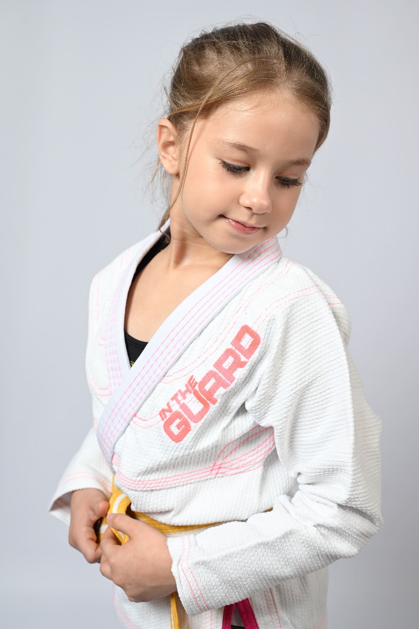 Kimono Infantil In The Guard Girls Branco