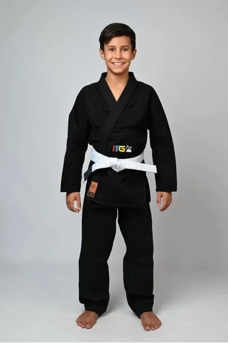 Kimono Infantil In The Guard Colors Preto