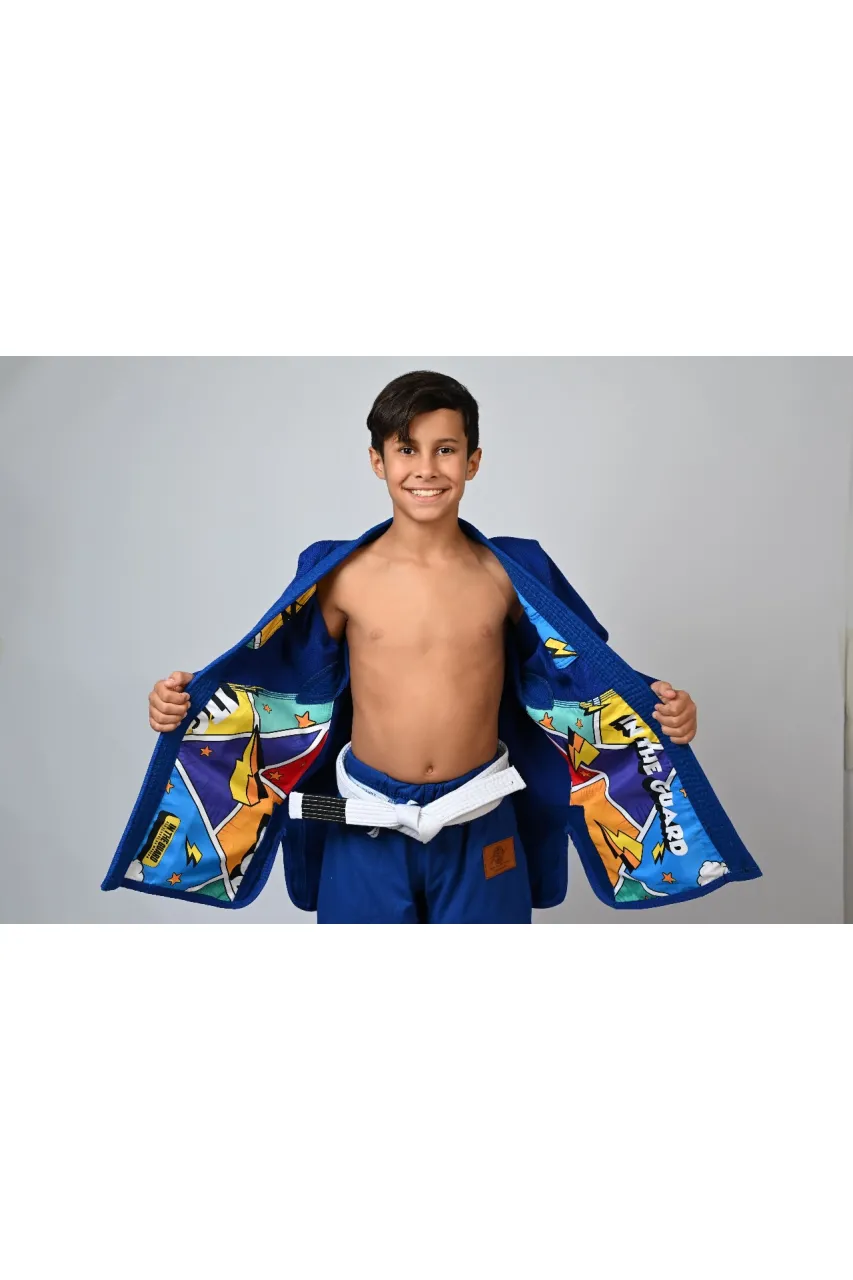 Kimono Infantil In The Guard Colors Azul