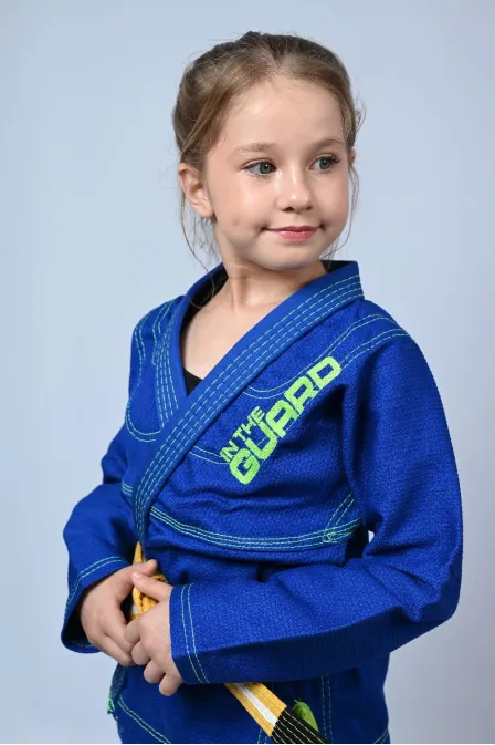 Kimono Infantil In The Guard Feminino Green Azul
