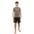 Rash Guard Infantil Cores Faixas Cinza