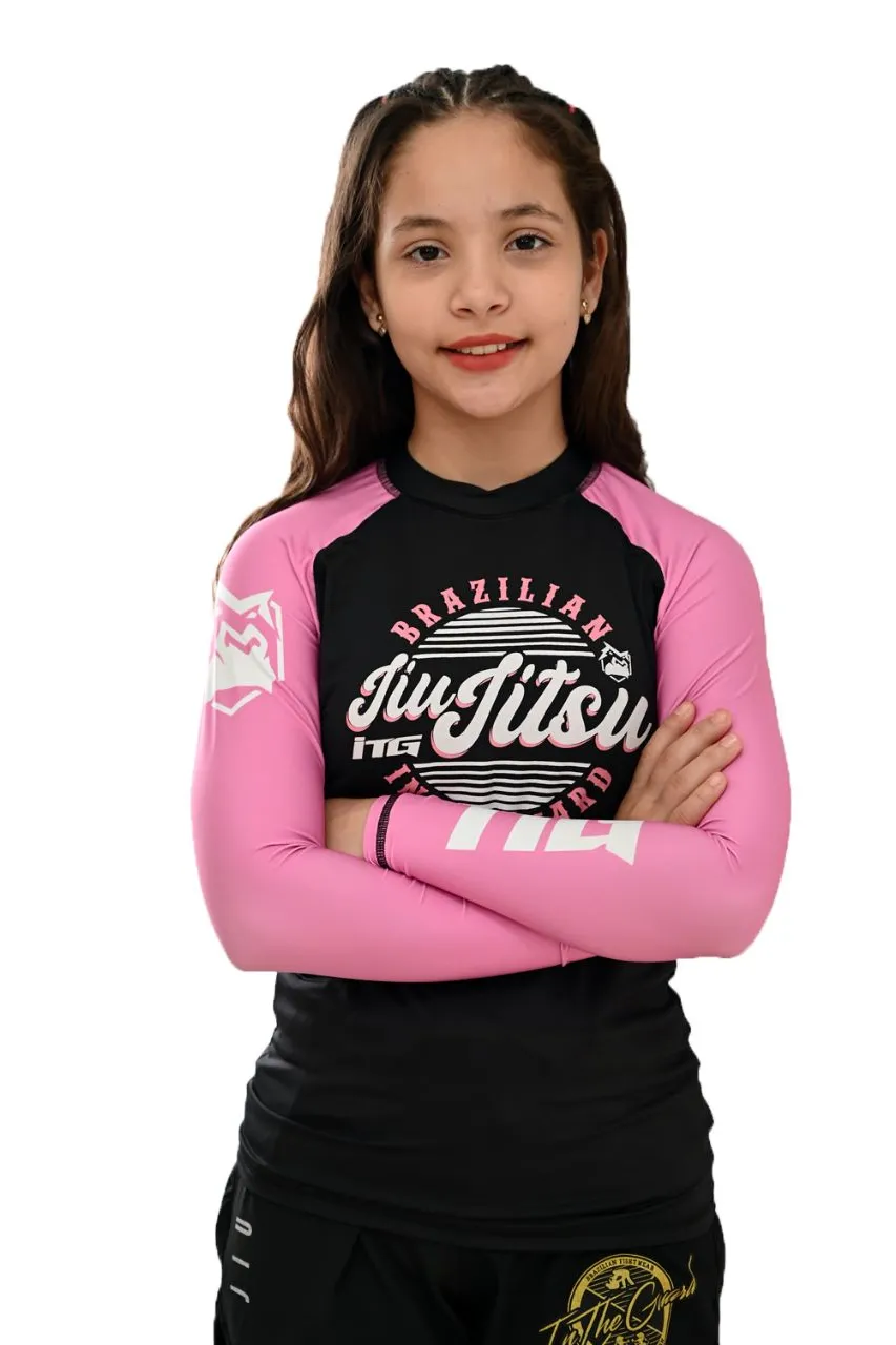 Rash Guard Infantil Feminina Pink