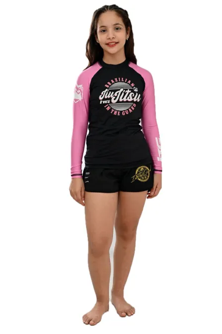 Rash Guard Infantil Feminina Pink
