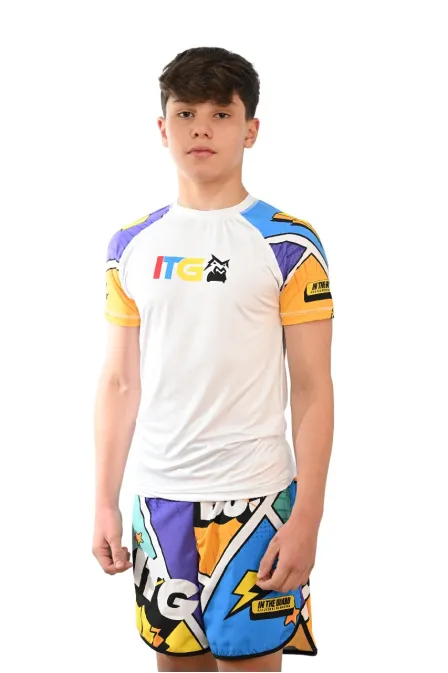 Rash Guard Infantil Colors Branca