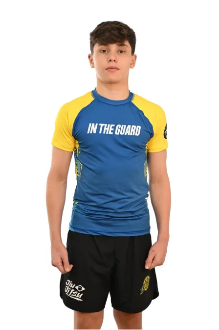 Rash Guard Infantil Brasil Azul