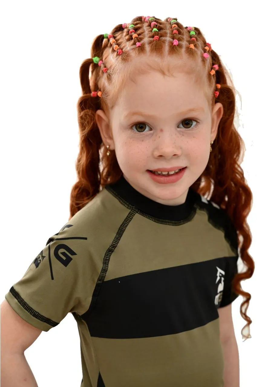 Rash Guard Infantil Feminina Army