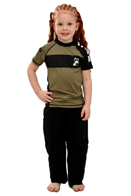 Rash Guard Infantil Feminina Army