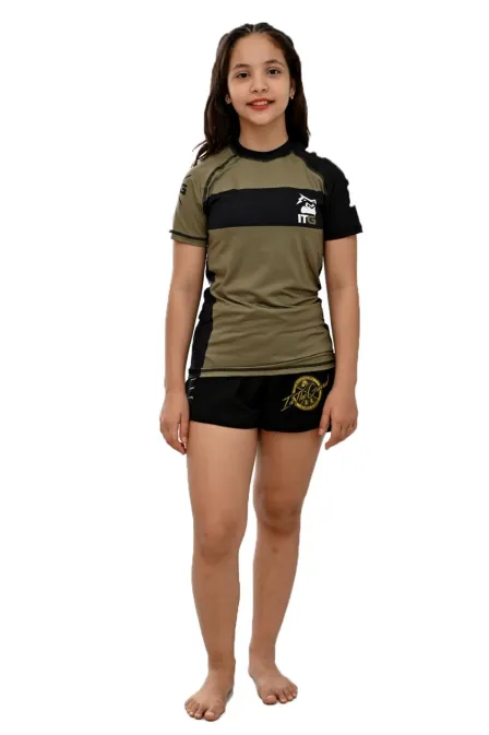 Rash Guard Infantil Feminina Army