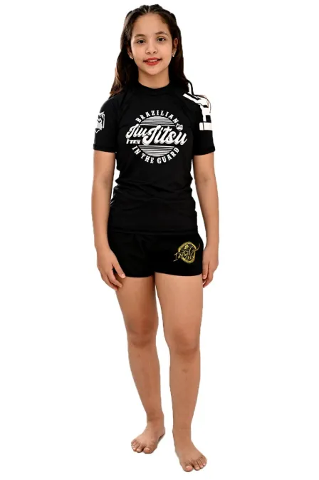 Rash Guard Infantil Feminina ITG Manga Curta