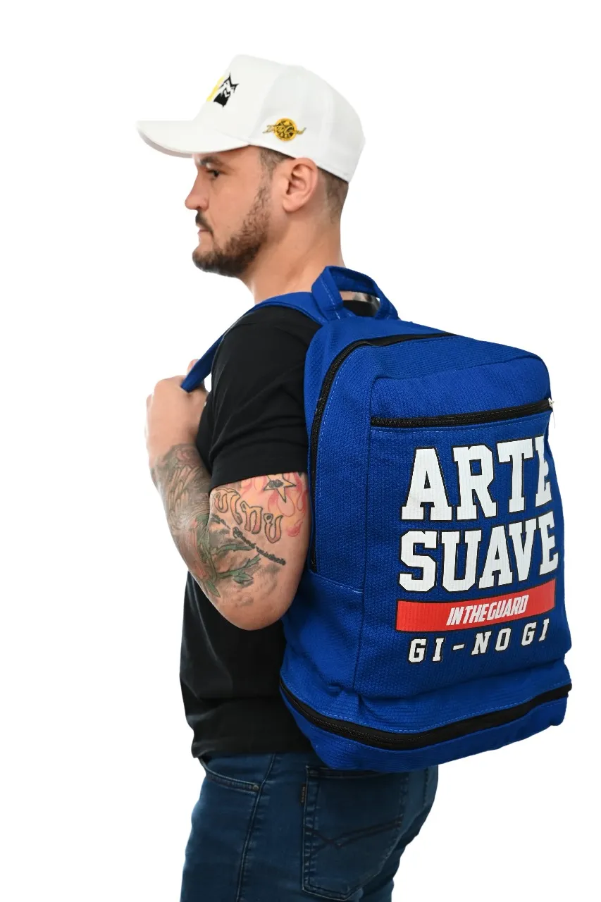 Mochila Arte Suave Azul