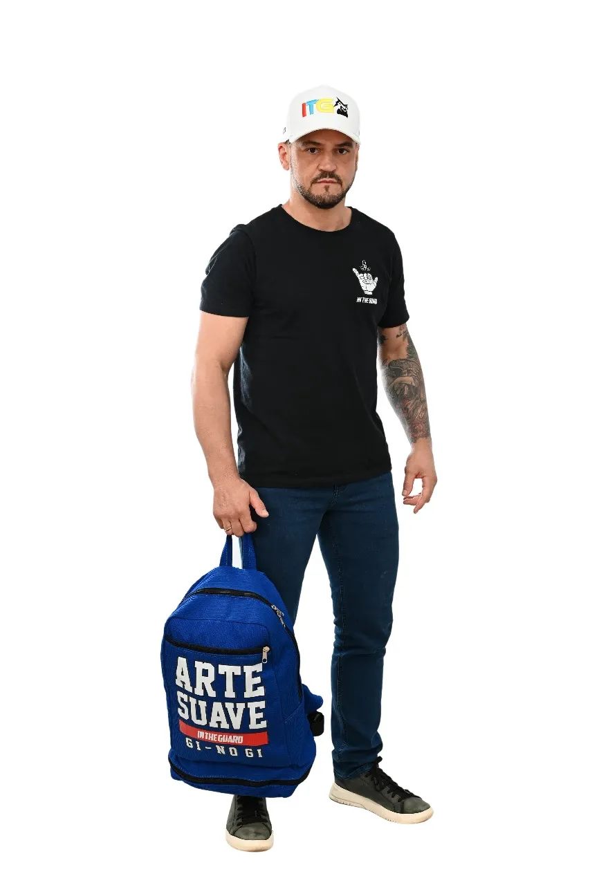 Mochila Arte Suave Azul