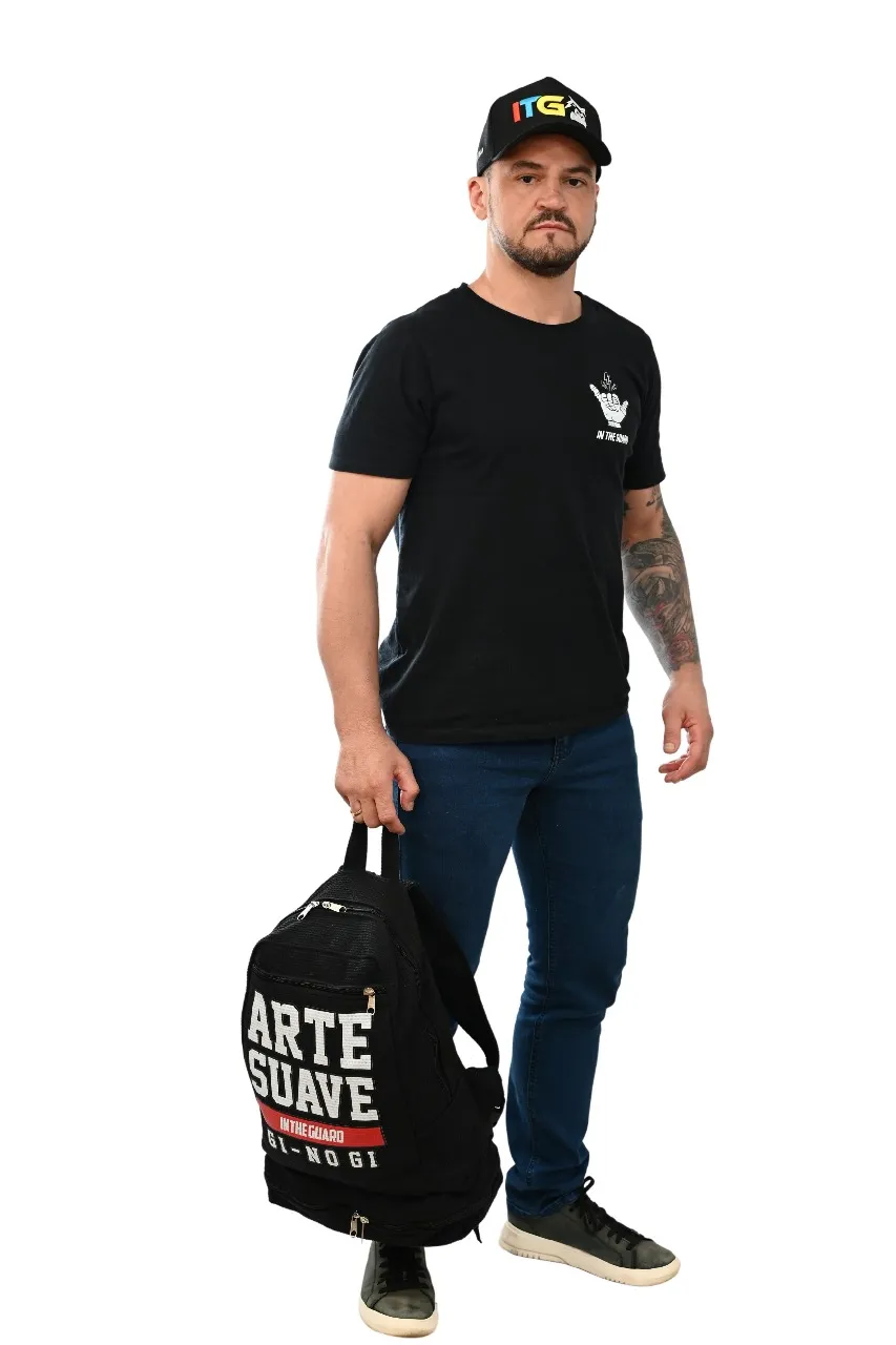 Mochila Arte Suave Preta