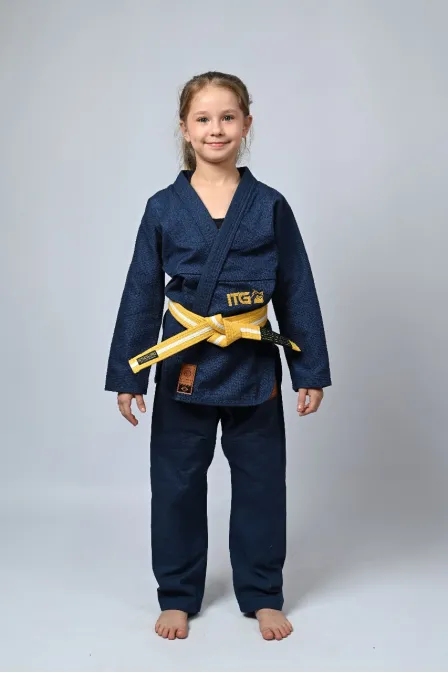 Kimono Infantil In The Guard Feminino Marinho