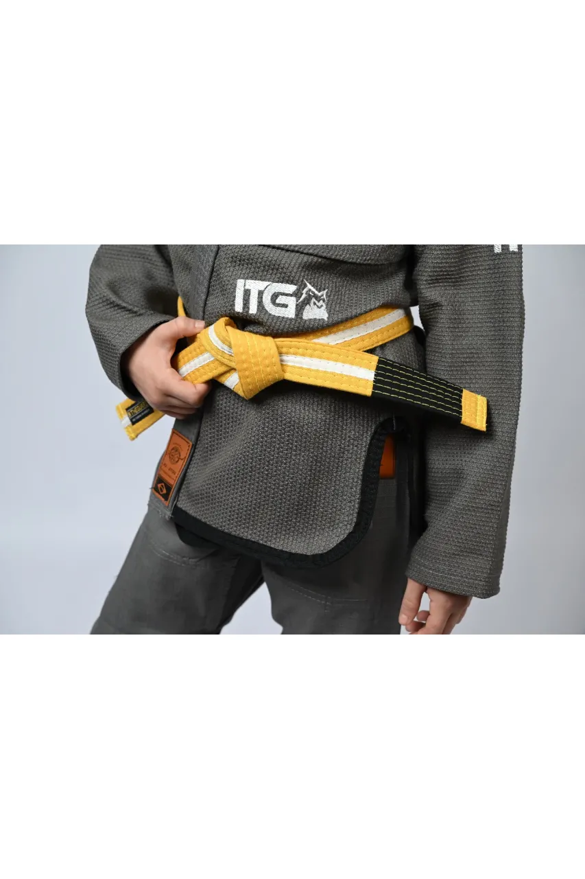 Kimono Infantil In The Guard Feminino Chumbo