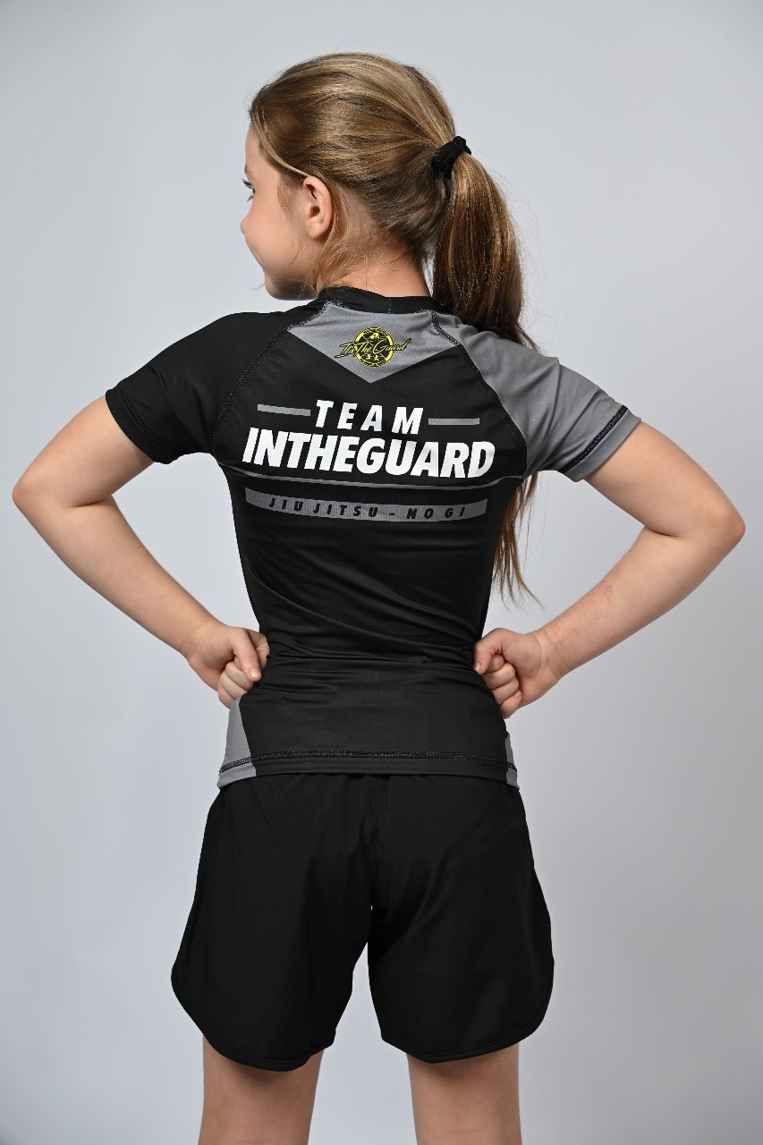 Rash Guard Infantil Feminina Team ITG Cinza