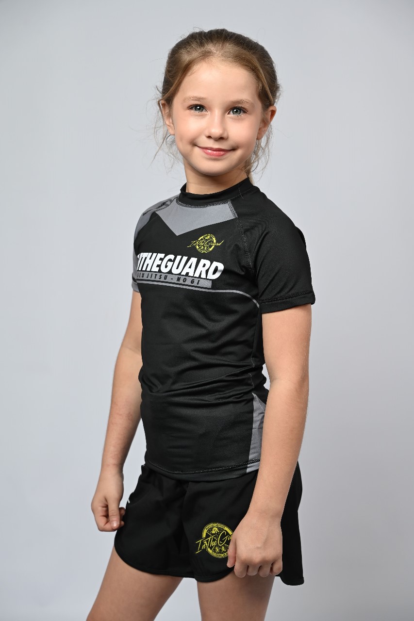 Rash Guard Infantil Feminina Team ITG Cinza