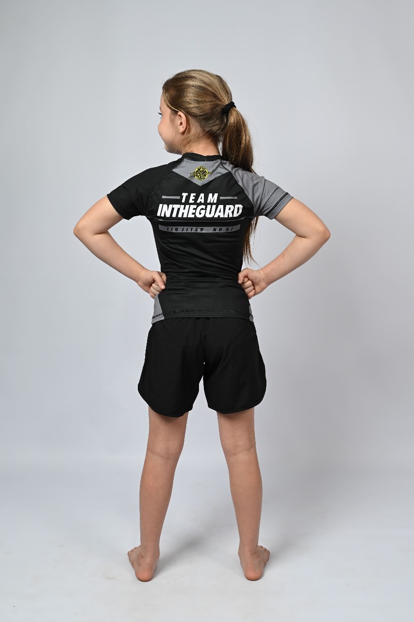 Rash Guard Infantil Feminina Team ITG Cinza