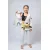Kimono Infantil In The Guard Feminino Xadrez Branco