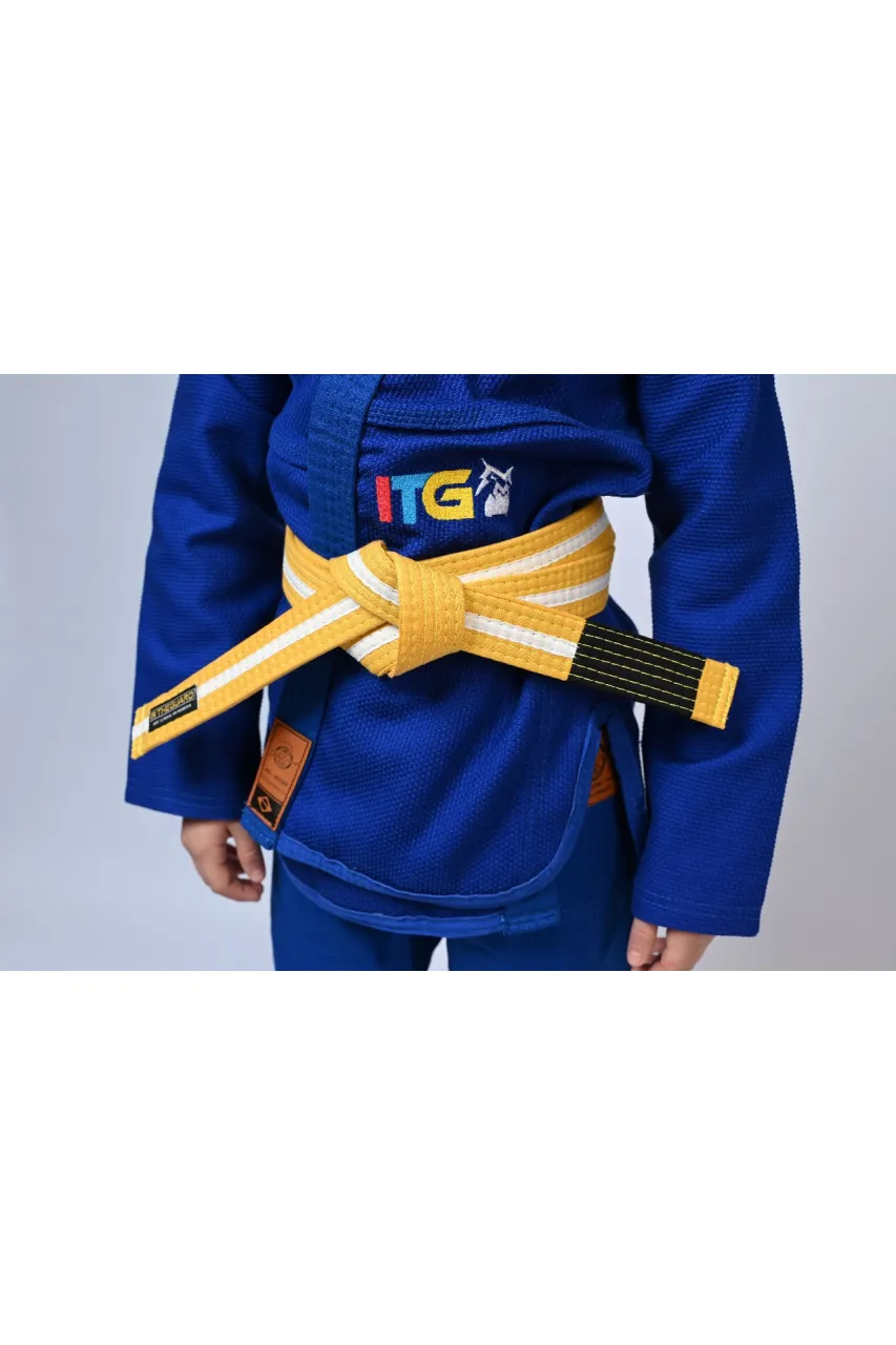 Kimono Infantil In The Guard Feminino Colors Azul